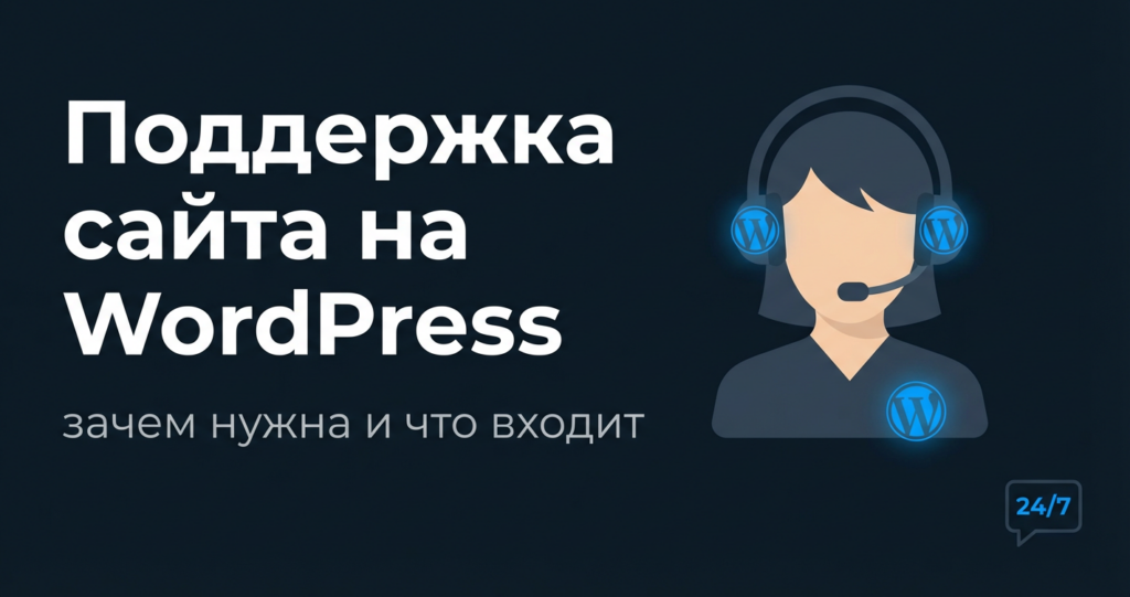 поддержка сайта wordpress